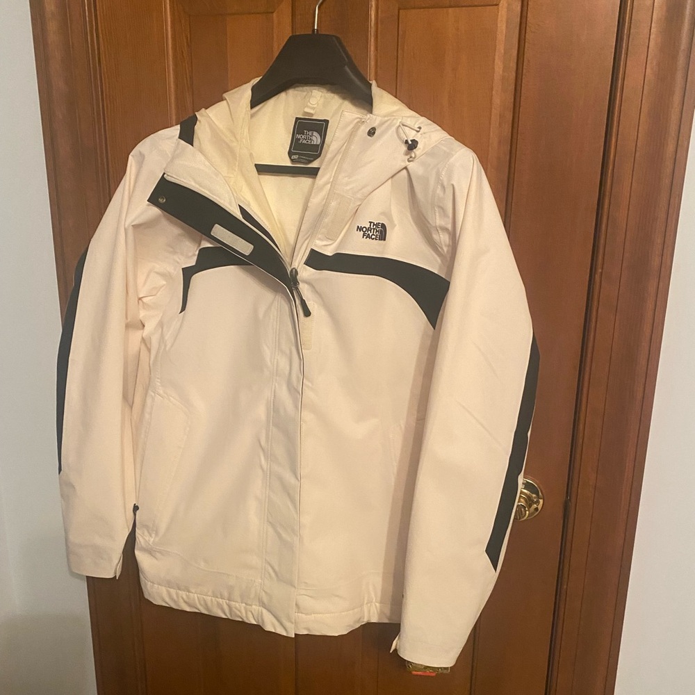 North face women’s glacier triclimate jacket XL white